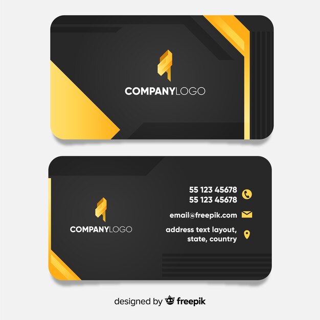 Free vector business card