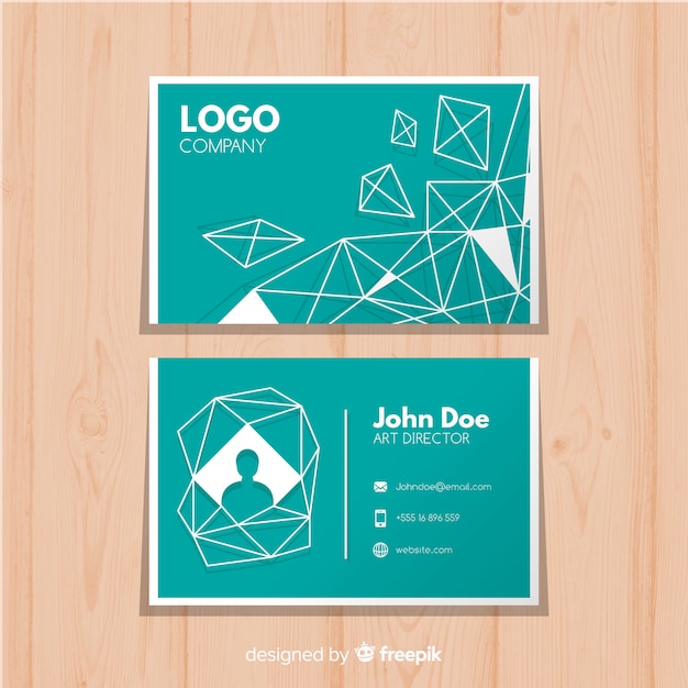 Free vector business card