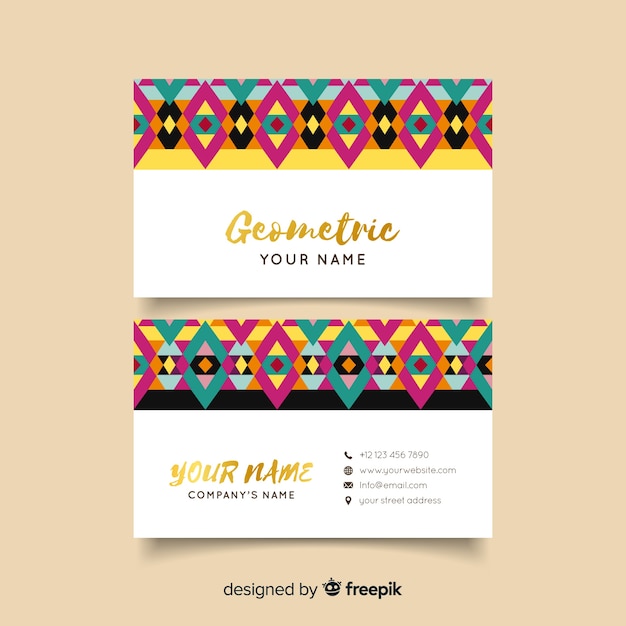 Free vector business card