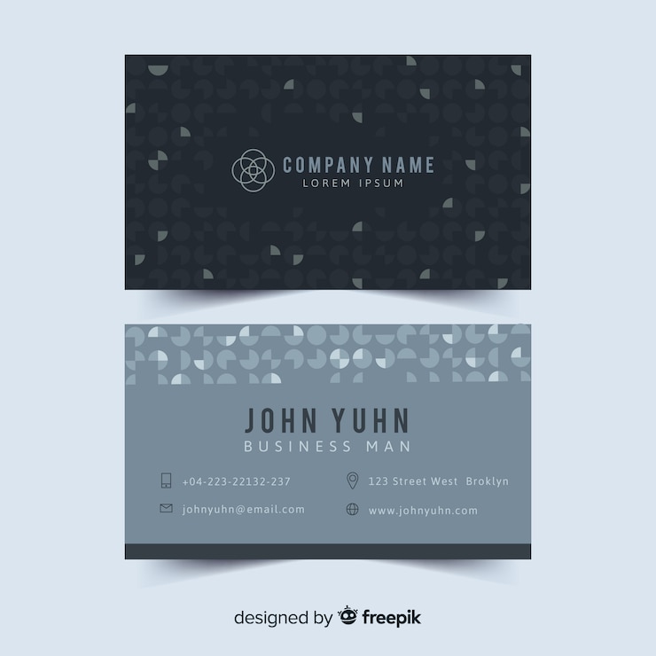 Free Vector business card