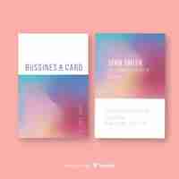 Free vector business card