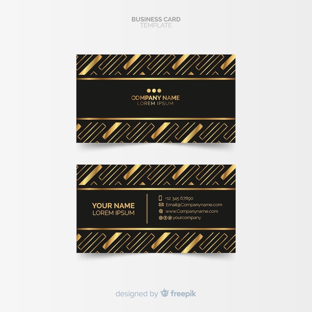 Free vector business card