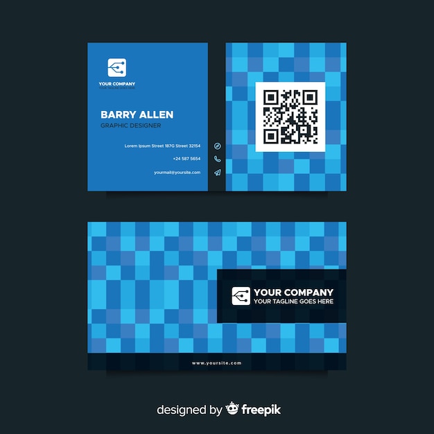 Free vector business card