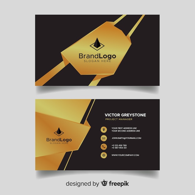 Free vector business card