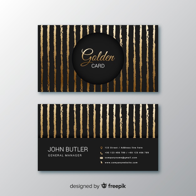 Free vector business card