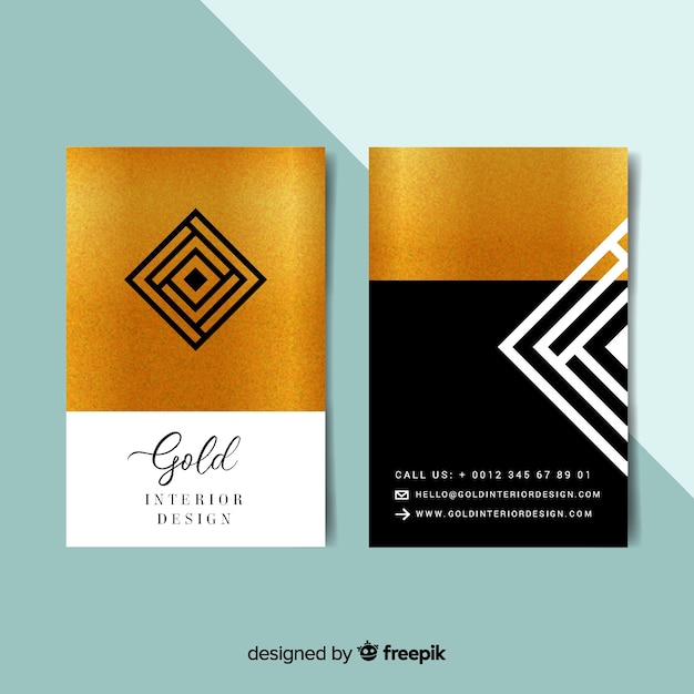 Free vector business card