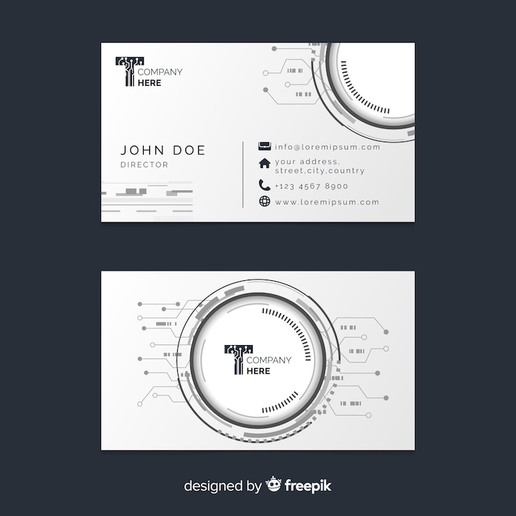 Free Vector business card