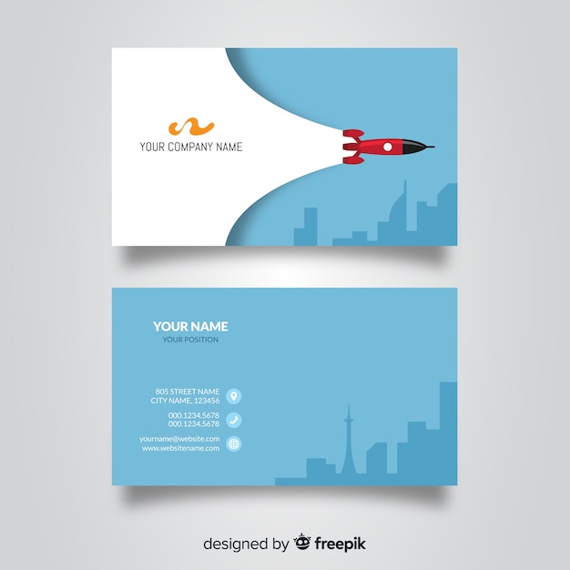 Free vector business card