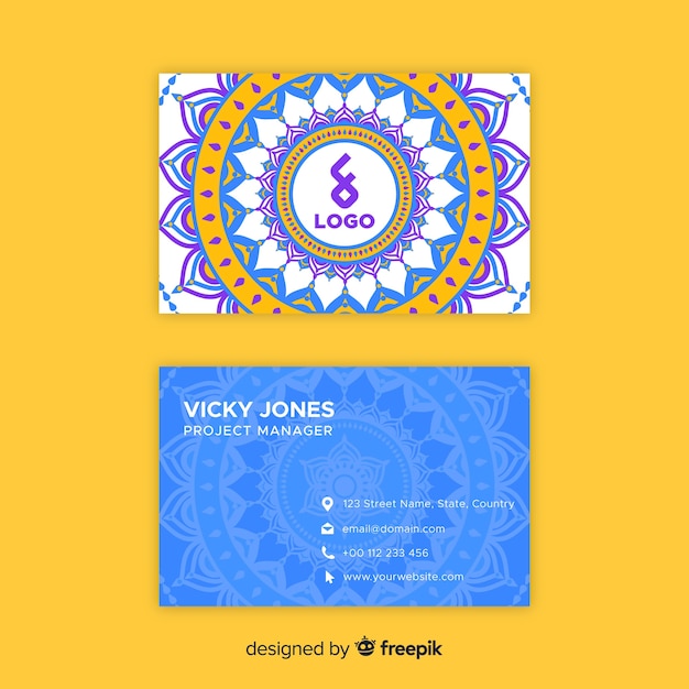 Free vector business card