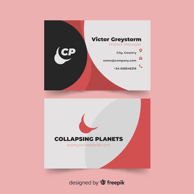 Free vector business card