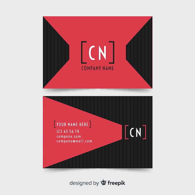 Free vector business card