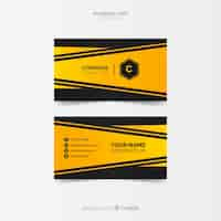 Free vector business card