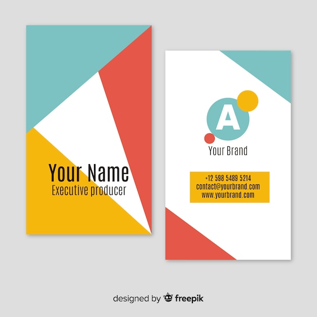 Free vector business card