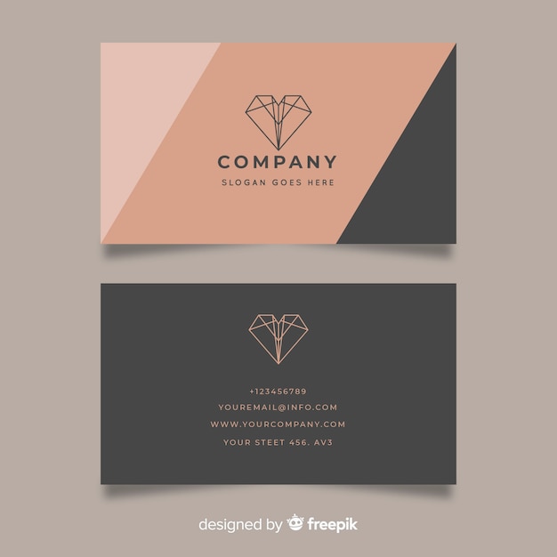 Free vector business card