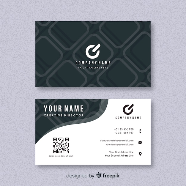 Free vector business card