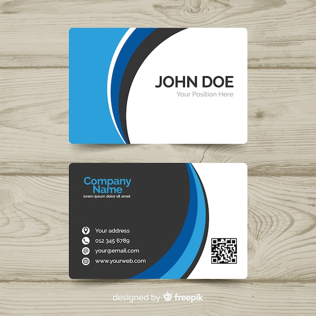 Free vector business card