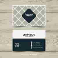 Free vector business card