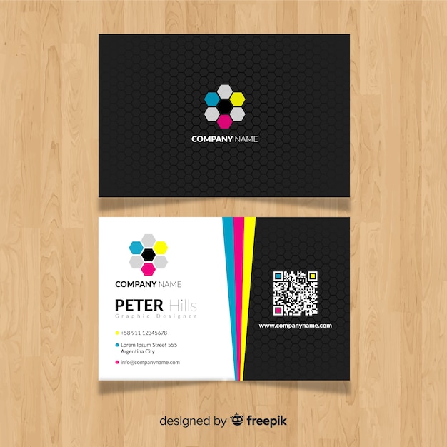 Free vector business card