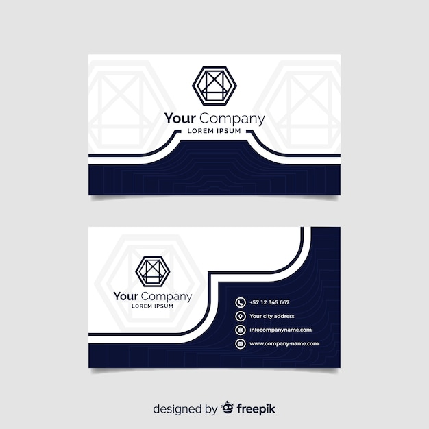 Free vector business card