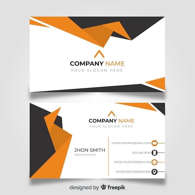 Free vector business card