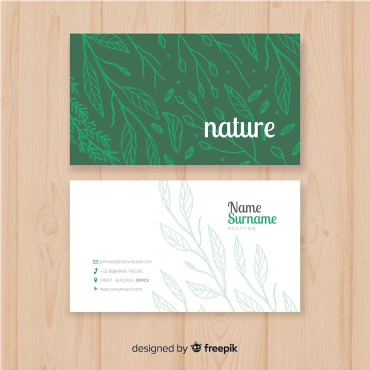 Free Vector business card