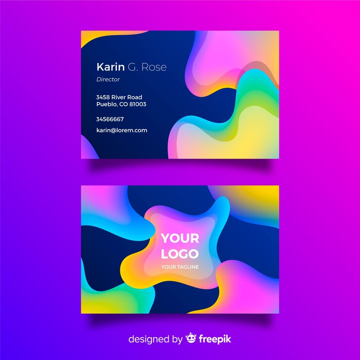 Free Vector business card