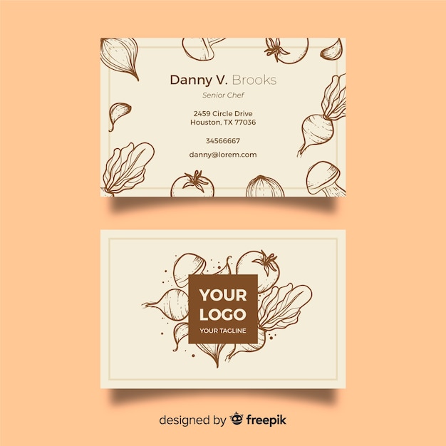 Free vector business card