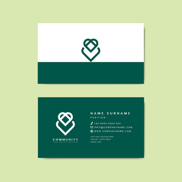 business card 