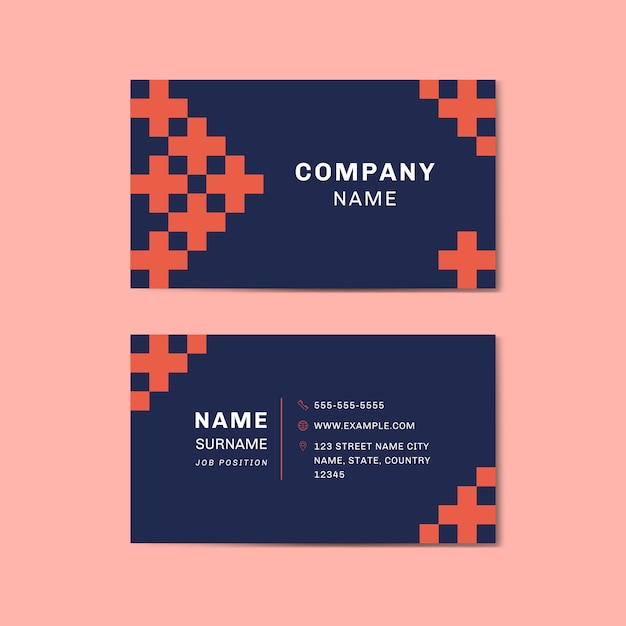 Free vector business card