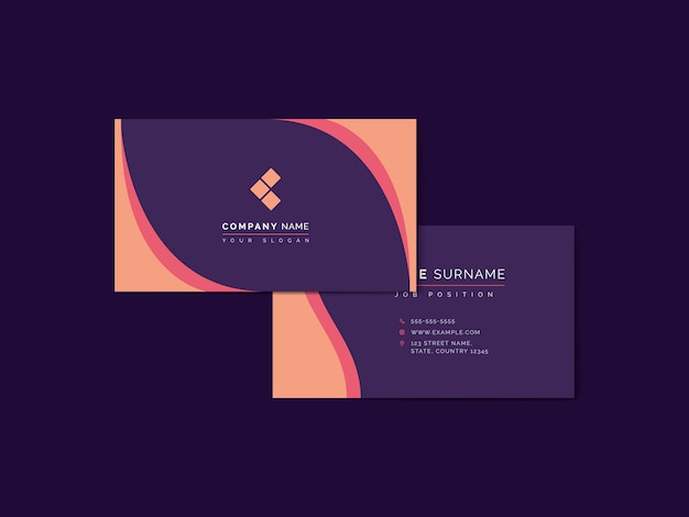 Free vector business card