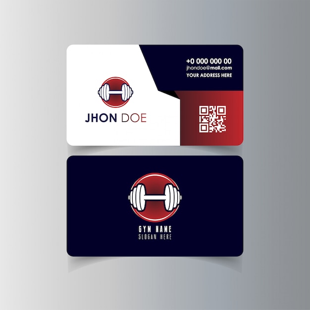 Download Free Gym Business Card Images Free Vectors Stock Photos Psd Use our free logo maker to create a logo and build your brand. Put your logo on business cards, promotional products, or your website for brand visibility.