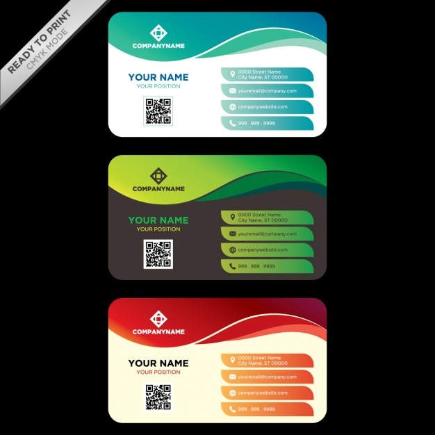 Business cards template di progetto