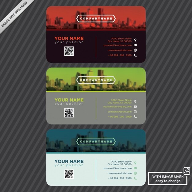 Business cards template