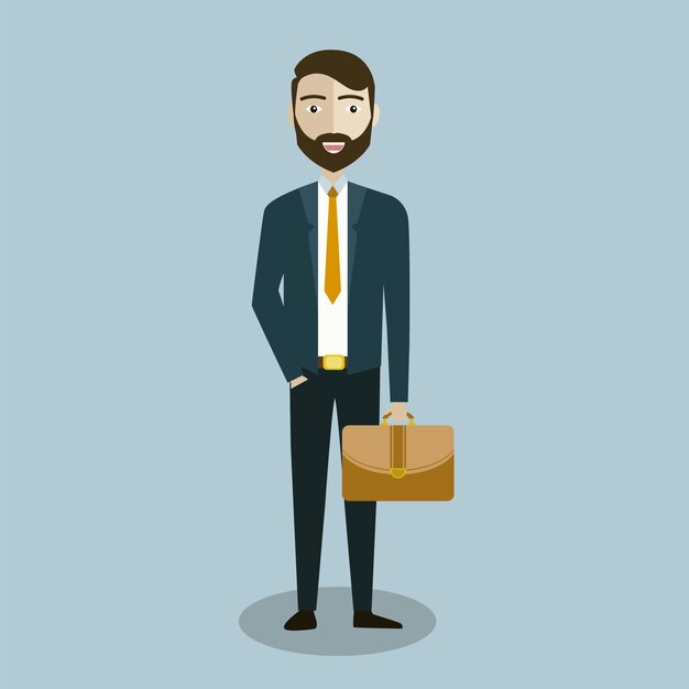 Business character background