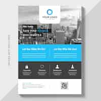 Free vector business commercial brochure