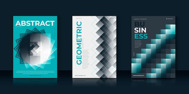 Free vector business cover collection