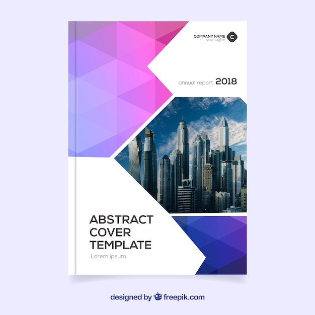 Free vector business cover template