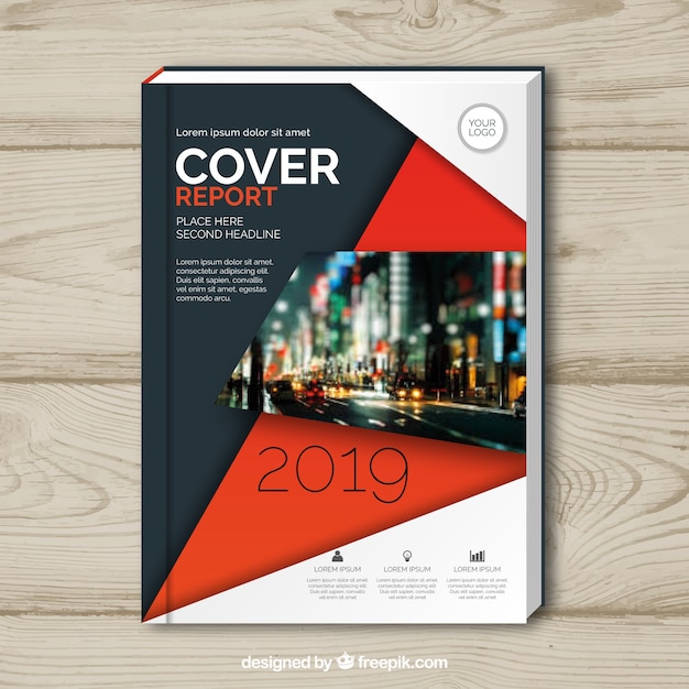 Free vector business cover template