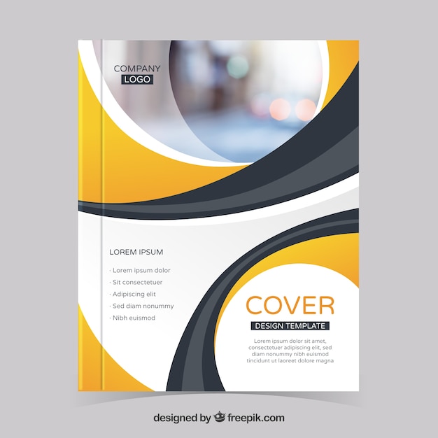 Free vector business cover template