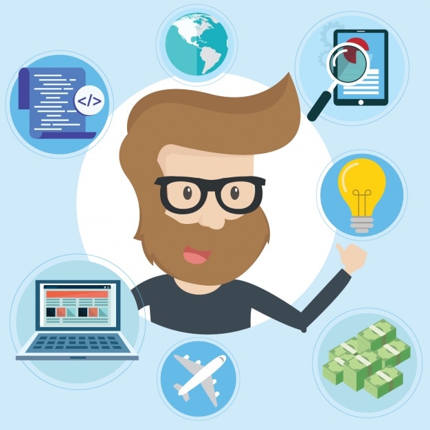 Free Vector business elements collection