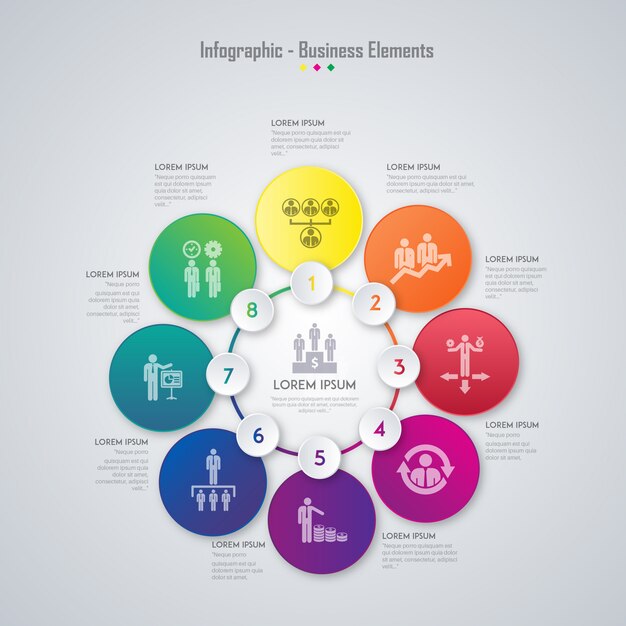 ビジネスエレメントinfographic