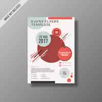 Vettore gratuito design business flyer