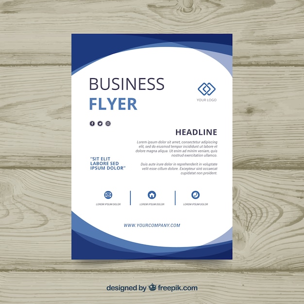 Business flyer template