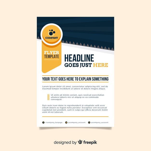business flyer template