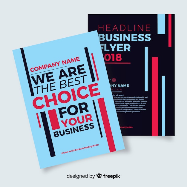 Business flyer template