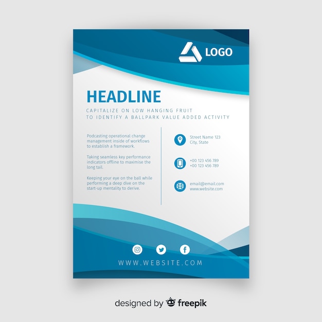 Business flyer template