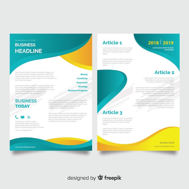 Business flyer template