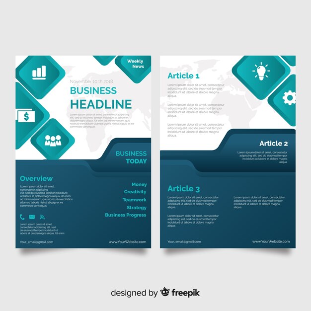 Business flyer template