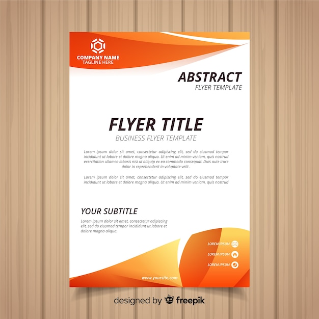 Business flyer template