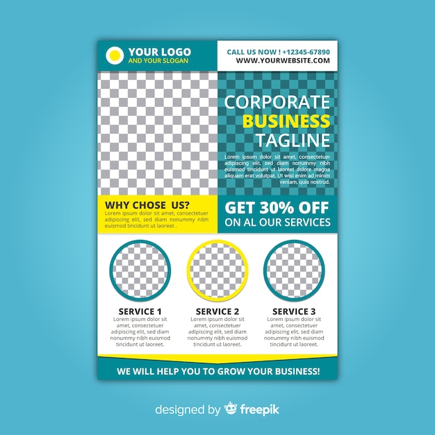 Business flyer template